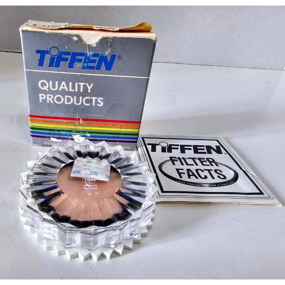 Tiffen Camera Lens Filter 49mm‎ Clear/Black